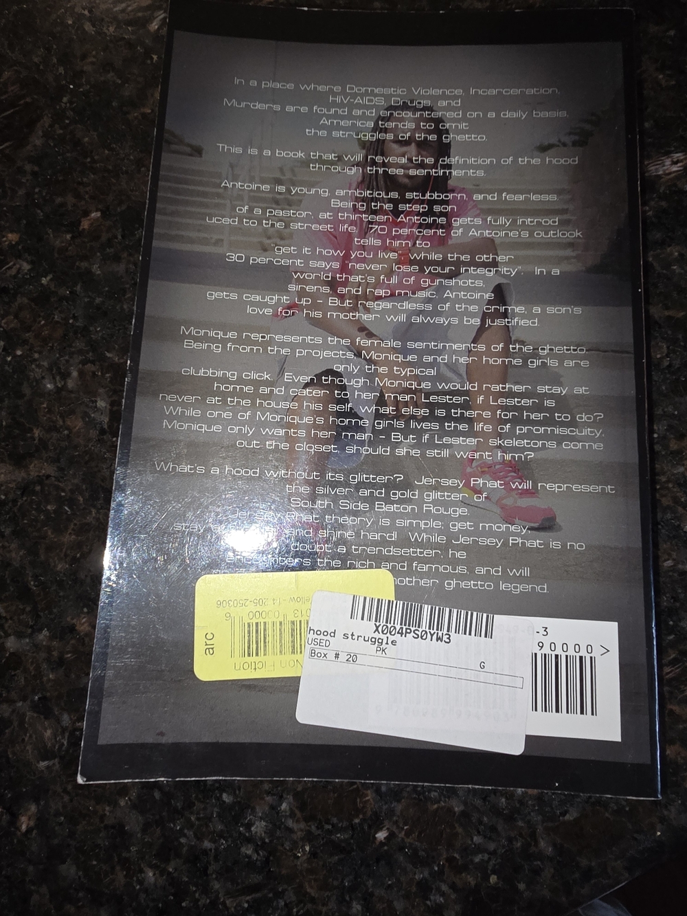 'Hood Struggle' Paperback Book - Black and Red - Picture 3 of 3